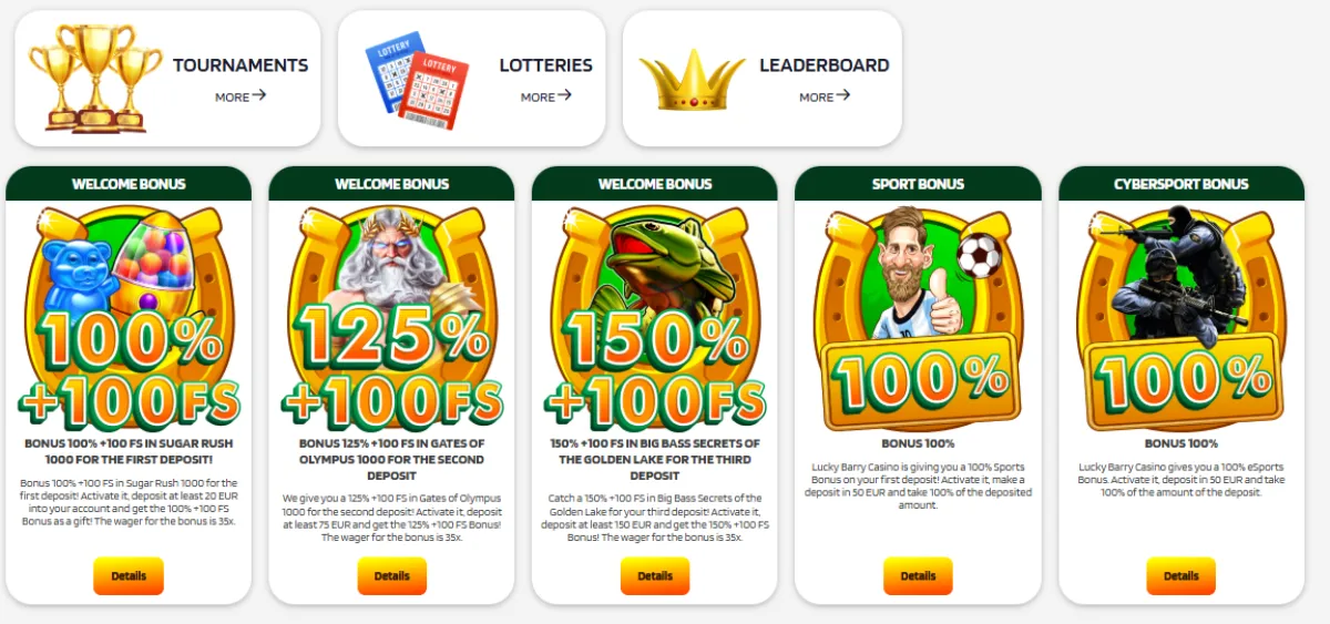 lucky barry casino bonuses